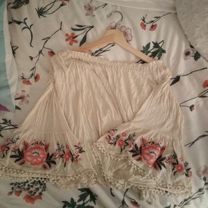 Flowy Embroidered Altar'd State Top